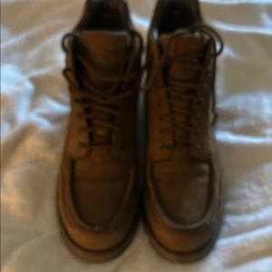 Rockport Brown Lace Up Boots with Classic Design